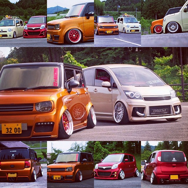 Via Urushidani-San very cool K-Car style. shakotan style makes them look so much better. 660cc's have never looked better.