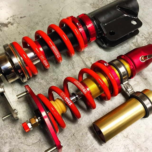 We've converted the #86X suspension to RS-R coilovers this year and it has never felt better! This is the same shock setup as we're running in Asia and after @rsrusa came onboard our FD USA program two years ago the tC setup has had much better suited bump and rebound tuning windows. Stoked to work with these guys!