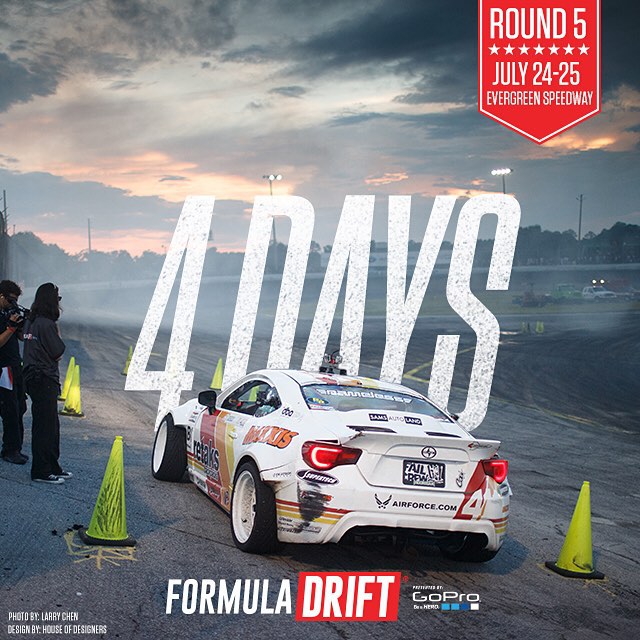 4 days till Round 5 - Monroe, WA! #formulad #formuladrift #FDSEA