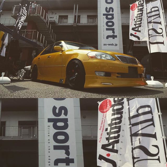 @j_attitude At Fuji Speedway with JPop's Jzx110 with some recent engine upgrades. #sideexit #jzx110 #500hp #tomei #stf #bumblebee #allthatlow #jattitude #japan
