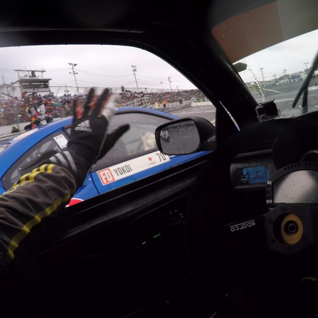 A fun, little video from New Jersey: When I saw Masashi glance over in the last turn my natural instinct was to wave/high five him. Don't know why - it just happened! #GoPro #GoodTimes #HighFive