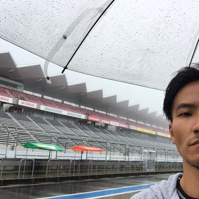 Arrived at Fuji Speedway! Looks like it will be raining all weekend... #SuperTaikyu #SpoonSports #dai9
