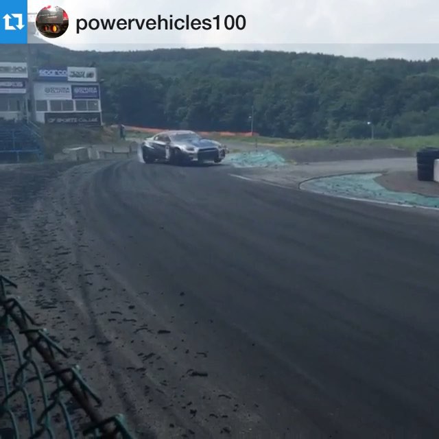 Here's a little preview of the #TRUSTracing 35RX SpecD GT-R in action for this weekend's #D1grandprix Rd4 Ebisu Drift Thanks to this #Repost from @powervehicles100 ・・・  #toocloseforcomfort #kawabata #ebisud1gp