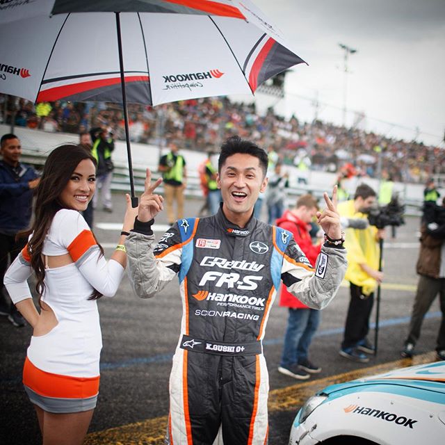 #KenGushi, driver of the #GReddyRacing x #HankookTire x #ScionRacing FR-S is 4th in the #formulaD championships going into this weekend’s #FDSEA event. Follow Ken as he takes over the @formulad #instagram for a few days leading up to round 5 in the Seattle area… Ken also has an ultra limited-ed #FormulaDrift T-shirt and Hoodie available for this week only. Take a look…http://teespring.com/kengushi/ Show him your support!!! photo by @larry_chen_foto