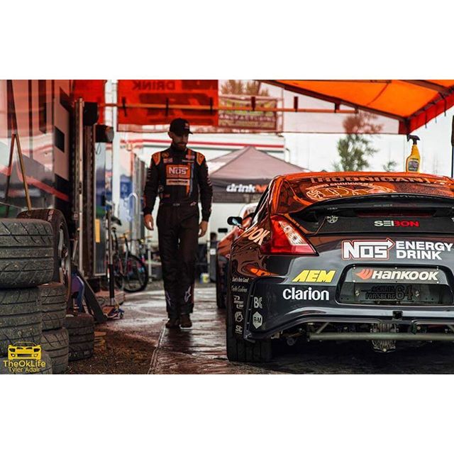 Saw this rad photo of me getting ready to run last weekend at @formulad. I love slaying @hankookusaracing tires off this thing all weekend! Thanks for the photo @theoklife.