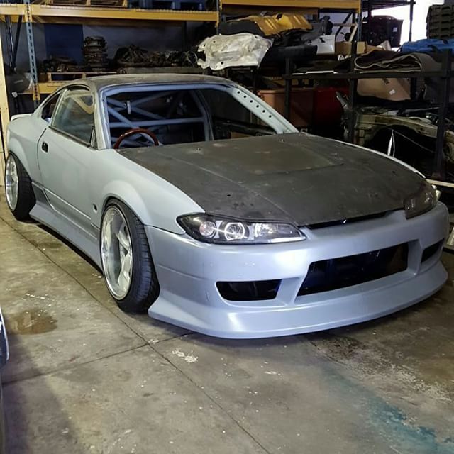 We can't wait to see this S15 with our Super Dooof get finished. @kylehasfun - Lurking. @nocturnalmotorworks build. #stayhood #s15 #silvia #jdm #therealdeal #driftcar #s15silvia #dmax #superdoof #jdmhookup #nocturnalmotorworks #formulad #d1gp #2jz huge thanks to @forrestwang808 and the guys at @getnutslab for modding a sweet #aerokit and making it even more #rad! #Regrann
