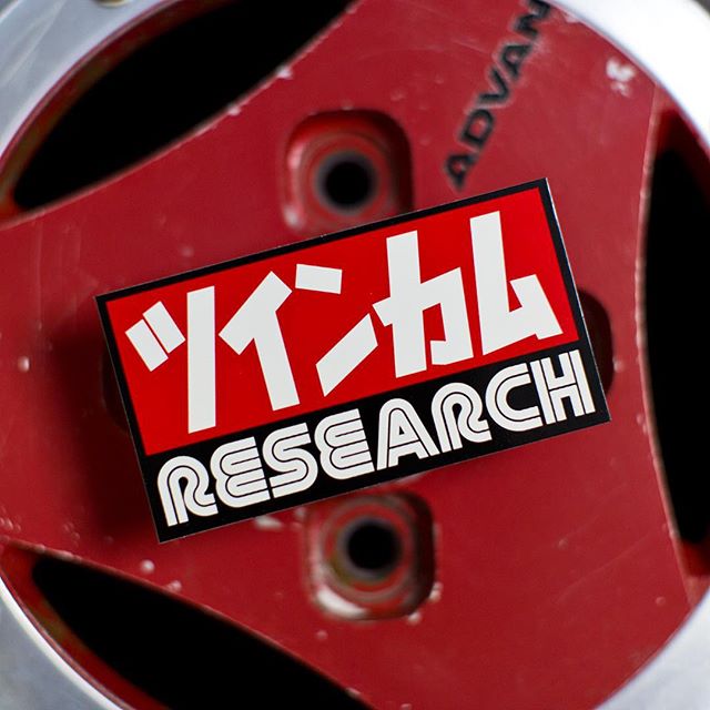 Yoshimura-style 'Twin Cam' Research stickers now available through our online shop (link in our profile). Grabs yours soon, thank you for your support️