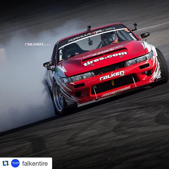 @falkentire asked their fans recently if they wanted to see this guy come back out to the track.... | #dai9 #discounttire #formulad #drift #silvia #falkentire #azenis #yoshiharadesign