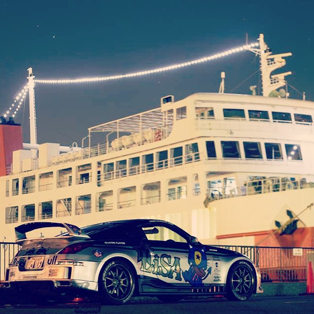 A unique 350Z came to chill with us that night. #allthatlow #Yokosuka #badboysdrift #srippers