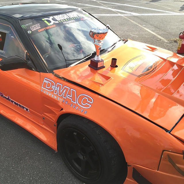 Another win for the #dmacsteeringangle kit in the @irishdriftchampionship. Congrats to anthony_galvin_cac_motorsport who is well on the way to being irish semi pro champion #dmacspec #dmacfuelcell #dmacsuspension