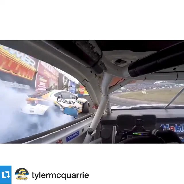 Cool car to car view of the @greddyracing X @hankookusaracing x @scionracing FR-S at #FDSEA via a #Repost from @tylermcquarrie ・・・ Battling @kengushi in top16 FD Seattle! @gopro #hero4session #gopro #fd...