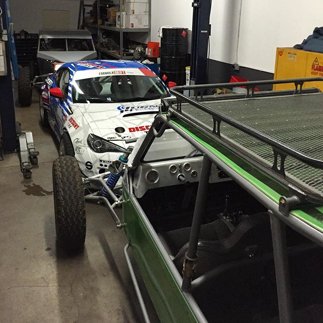 My car is stuck In a off-road sandwich. Have a great weekend everyone! #TGIF #EimerEngineering #dai9