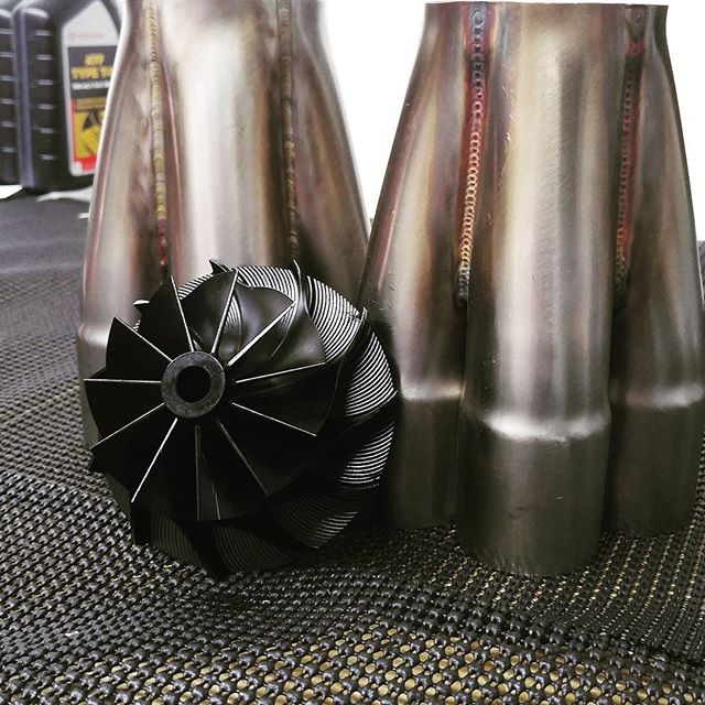 Ocdworks black anodized billet compressor wheel is done. #supra #2jz #2jzgte #docrace #2jzge #2jzswap #mkiv #mkivsupra #jza80 #drift #formulad #supraforums #supranation #supratt #turbo #boosted #boost #turbocharger #vvti #toyota #borgwarner #turbocharger #precisionturbo #turbobygarrett #t51r