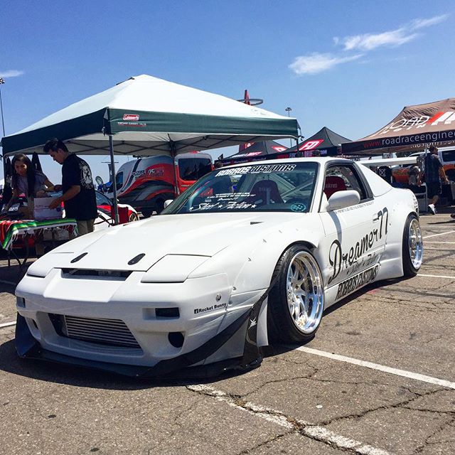 Ran into this bunny at today's Auto Enthusiast Day event | #dai9 #rocketbunny #silvia #aed #stance #nissan