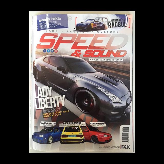 Speed&Sound magazine from South Africa! Our South Africa distributor Race! done LB Works GTR!!