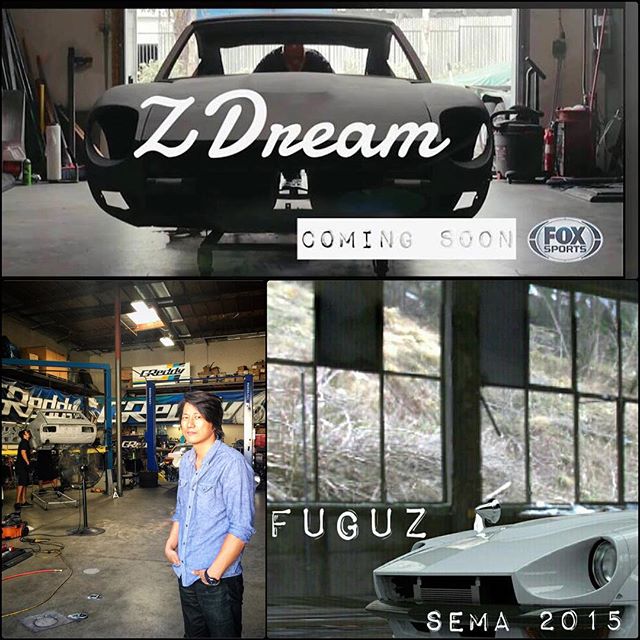 Coming soon, the 1st of 5 episodes of Z Dream, a documentary of a GReddy Racing Special Project we have been working on with Fast and the Furious star, Sung Kang. Follow the series as we build up this S30 240Z for The #SEMAshow.