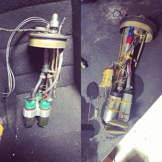 Ocdworks triple hanger with aem pumps vs some shops dual pump set up. Quality matters. Using stock wiring, never do that on multiple pumps set up. #2jzgte #2jz #2jzge #2jzswap #2jznat #supra #supranation #supraforums #drift #formulad #jza80 #jza70 #turbo #boost #booated #carwithoutlimits #ocdworks2jzsolution #mkivsupra #mkiv #turbocharger #supratt #twinturbo #vvti #80supra #supraturbo