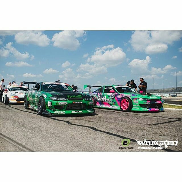 2 of the 3 Get Nuts Lab cars on track today! Ng is using the S14 this weekend. Let's GET NUTS FOR THE FINAL ROUND!