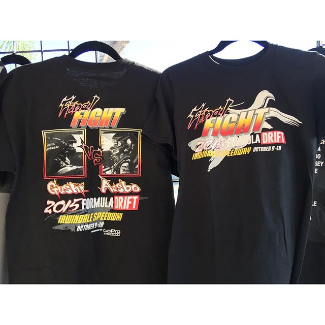 Don't forget to swing by the Official Formula Drift Merchandise to pick up the "Final Fight" t-shirts.