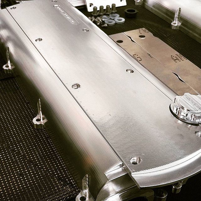 Front shot on our billet 2jz valve cover.