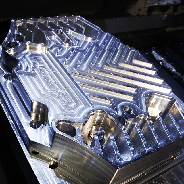 Ocdworks billet 2jz differential cover is finishing up.