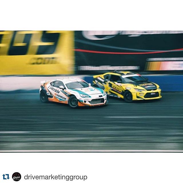 We will be chasing after that championship. @kengushi goes into in 2nd after points leader @fredricaasbo. Cheer on the @greddyracing X @hankookusaracing X @scionracing FR-S for the 2015 finale. ・・・ @drivemarketinggroup Photo: @drivemarketinggroup | @akitakuya