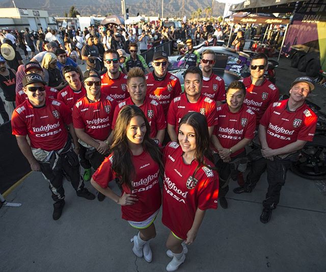 Me and my @achilles_radial teammates showing support for @BaliUnitedFC at @formulad Irwindale