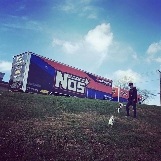 @michforsberg and I found an open field and took the dogs out to stretch their legs and catch some sun. Should be back in Baltimore tonight!