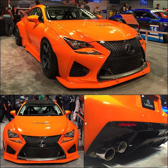 Another beauty to look for day 2 of - the @lexustuned RCF with the new aero from @trakyoto in the @lexususa @semashow booth.