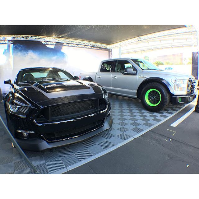 At 4pm @vaughngittinjr and I will be slaying tires, giving ride alongs, and getting people stoked in these two bad ass machines at come out and give it a watch.