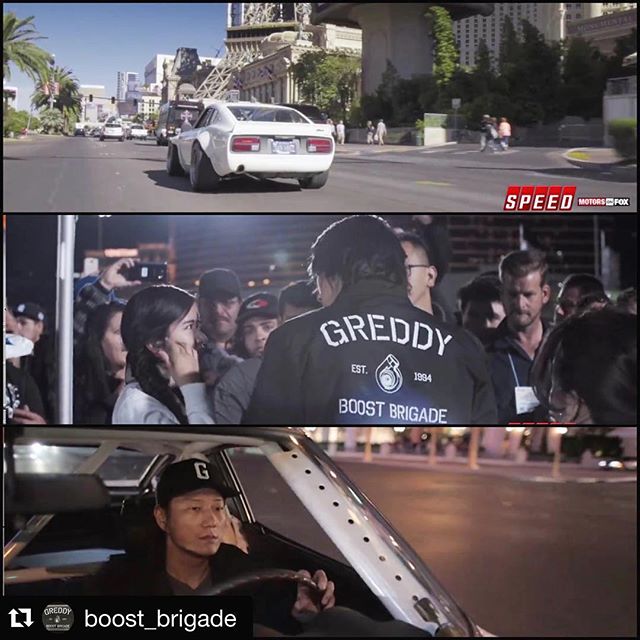 Episode 5 of 5 of is now online (on the greddyracing Facebook page.) Thank you @sungkangsta for rocking the gear around Vegas with @BOOST_BRIGADE "G" Coach's Jacket and Snap-back cap - Get it on #shopgreddy.com
