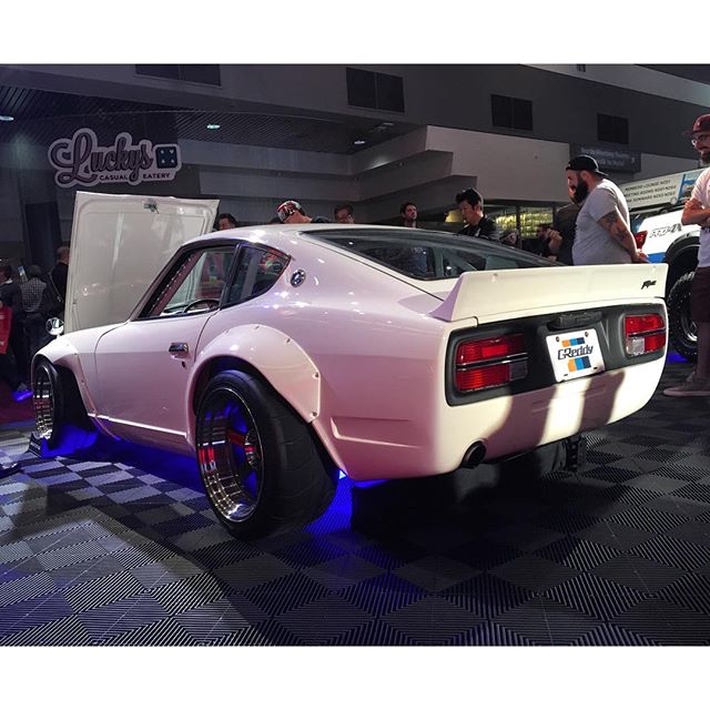 I gotta say this is probably my favorite car at SEMA in 2015. I do not know what else could beat it! Super clean and well built by a solid team of guys. What do you think of these style flares on a Datsun?