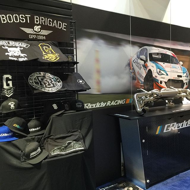 Just a few hours left at #SEMA2015. - did you see the @BOOST_BRIGADE Spring 2016 Preview displayed along side current items (including merchandise).