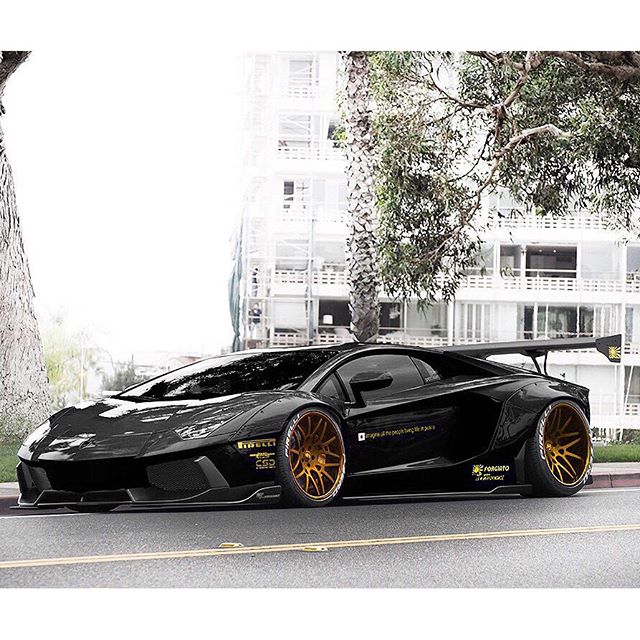 LB WORKS Aventador Black Edition!! @infinite_motorsport will building soon!! Can't wait!!
