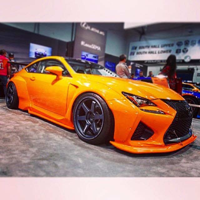 Mr. Muira designed this new version of his RC F kit for @pandemusa. Shown on the @lexustuned RC F project at SEMA. What do you think? |