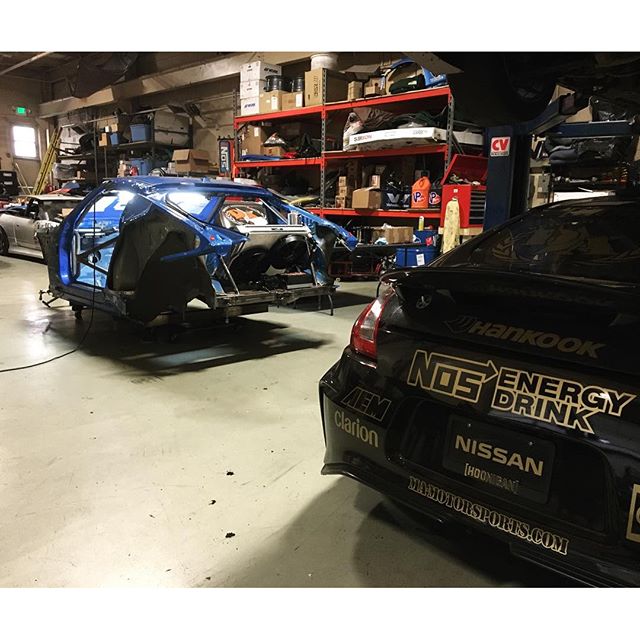 My newest 370Z chassis has been built to the same caliber of our competition cars but will utilize the @nissan VQ engine. It will be stroked out to 4.2L with a @runbc kit to push the limits of our @fastintentions twin turbo kit.