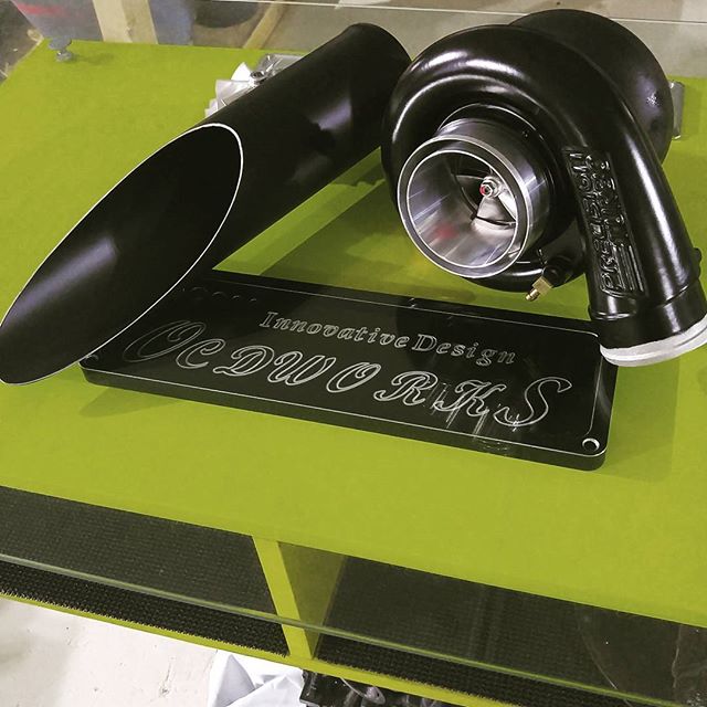 Ocdworls t51r compressor cover and ovdworks turbo inlet tube is ready for shipping.
