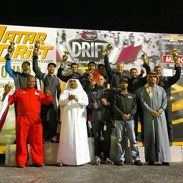 Round 3 of @qatardriftchampionship is a wrap! Some of the Pro drivers could easily hang in @formulad Pro2, lets hope they make it over to compete soon! @alimakhseed took the top spot with @ahmadkdaham in 2nd and @wellymi16 in 3rd.