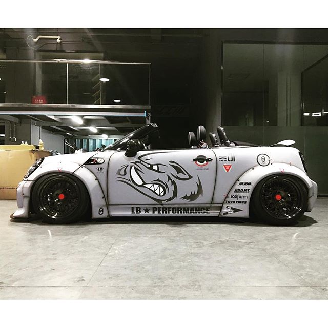 First LB Mini Cooper R59 in China!! Special thanks to @978motoring & @tnpchina Well done!! @libertywalkkato