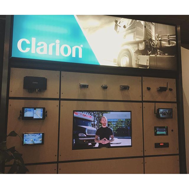It is always nice to work together with our partners to create content to promote their products. This is the @clarionusa Surround Eye system that they installed in my rig to give me a 360 view while driving it.