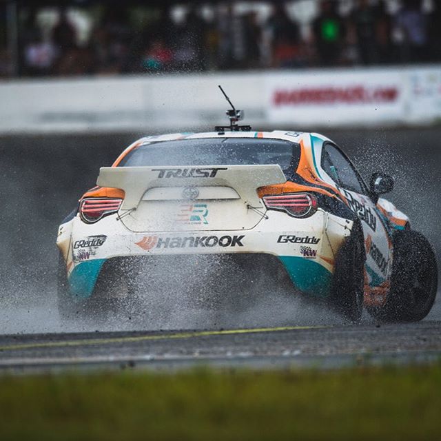 The 2015 season had more rain than expected, looks like 2016 will be a wet one too. @kengushi and the @greddyracing X @scionracing FR-S in the wet.  via