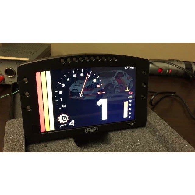 @johnreedracing testing out our new @motecusa dash. Looking pretty sweet