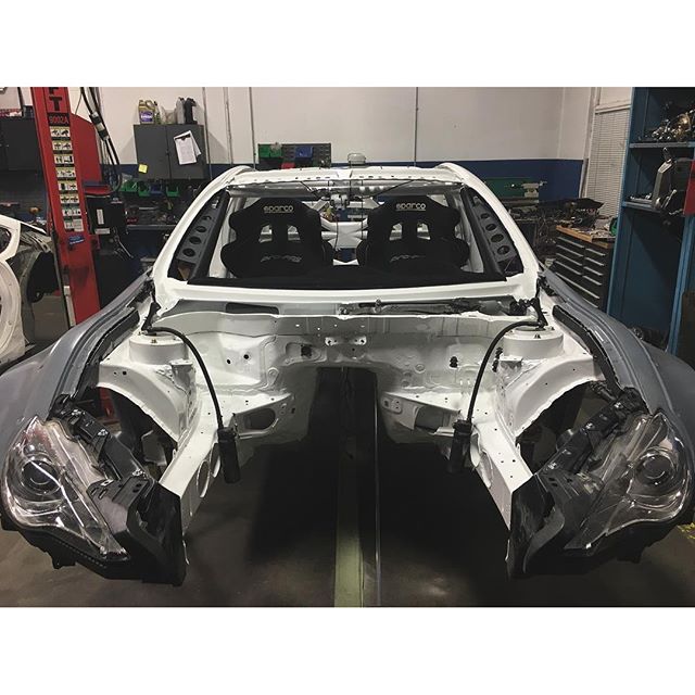 @namelessperformance busy prepping both the @scion FRS @formulad car and the (pictured) rally car. This thing is all business. Pumped to get behind the wheel of this thing for some fun and filming for a future episode.