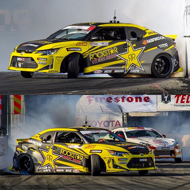 Flashback to the 2015 season kickoff with @rockstarenergy and @scionracing. It's less than 50 days till the 2016 season kicks off in downtown Long Beach! (Photo by @thehanzz)