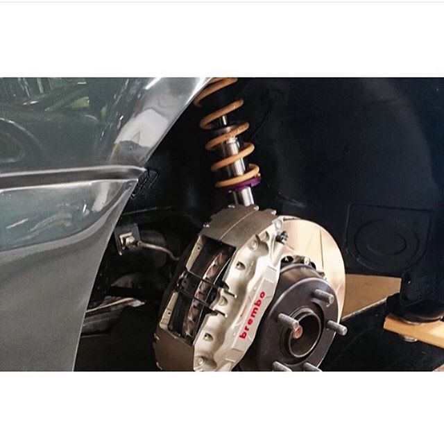 Repost from @kw_suspension. Proper brake and suspension upgrades always a great idea |