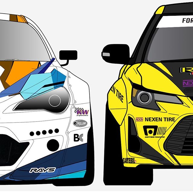 @scionracing just released a teaser of the new Team liveries for @kengushi and @fredricaasbo We are loving the @jonsibal modern take on the classic with GReddy colors on the 86