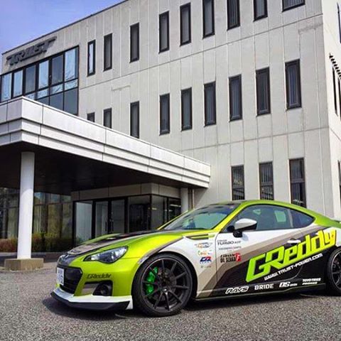 Celebrating Saint Patrick's Day from the @TRUST.GReddy, Japan HQ with our Turbo BRZ Demo car.