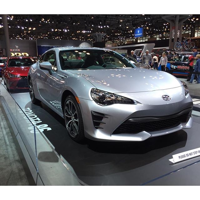 If you're in the New York area, stop by the @toyotausa booth and check out the #86! The redesign looks great in person.