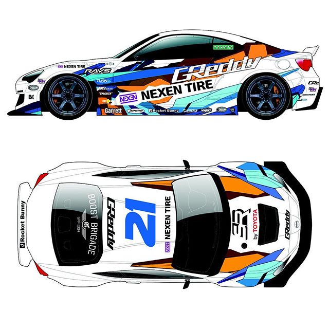 Our new 2016 livery is now posted on the blog. Follow the direct link in the @scionracing profile to see more views of the @greddyracing @nexentireusa 86