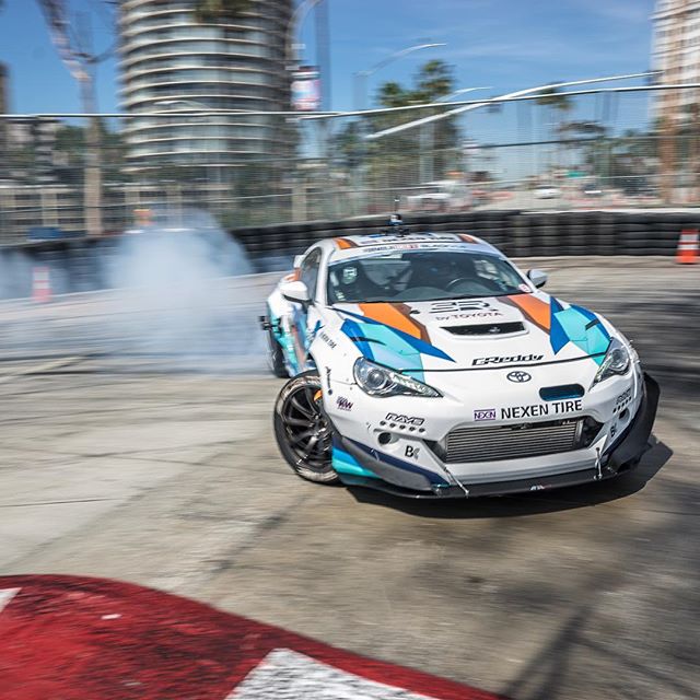 @kengushi rounding the famous turn11 hairpin on the Streets of Long Beach, last week.